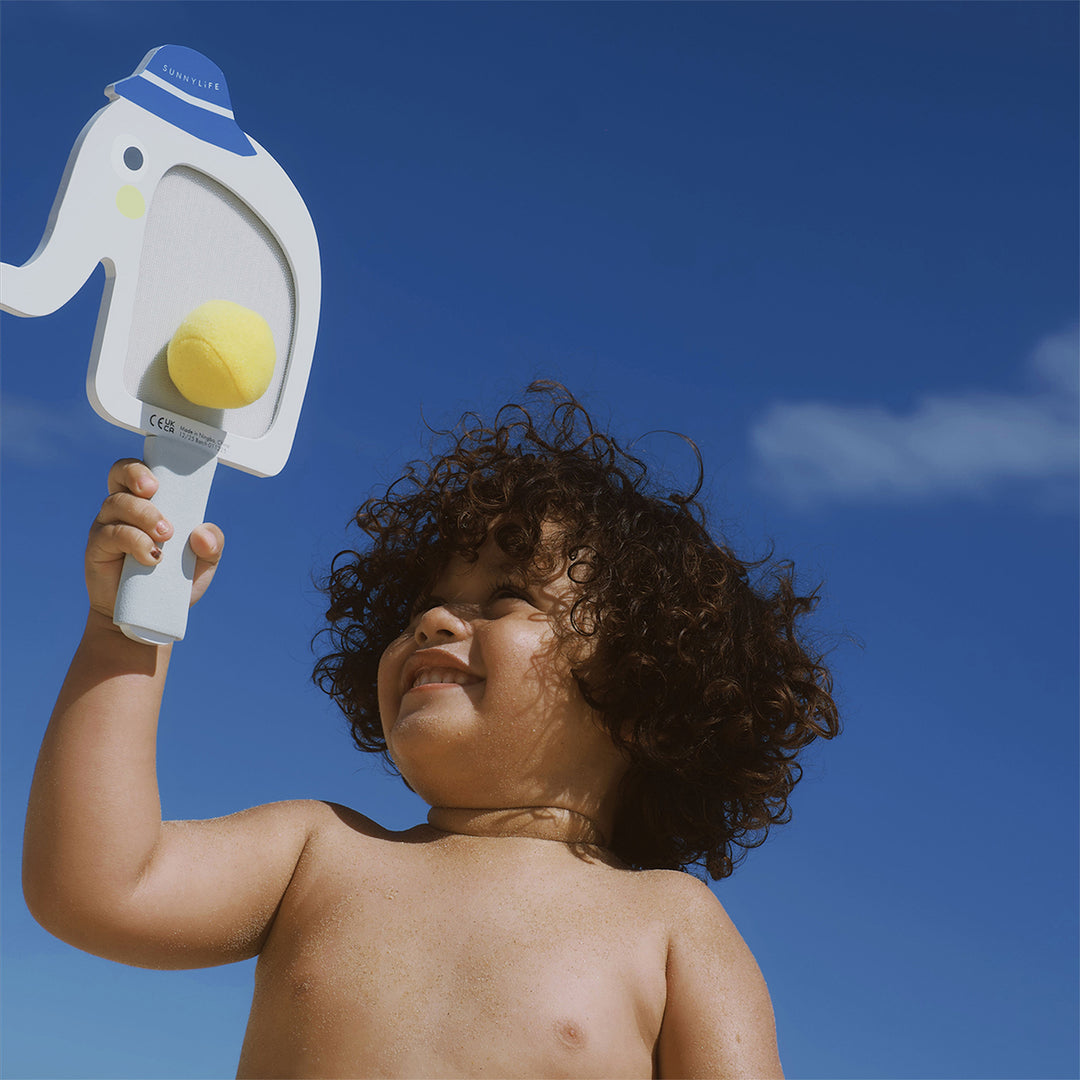 Sunnylife – Kids Velcro Beach Bats – Eli the Elephant - Mabel & Fox