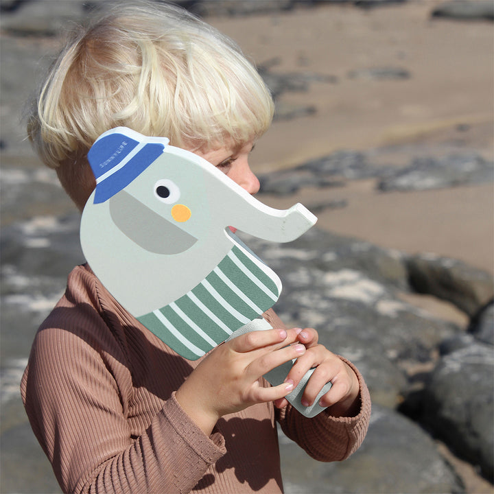 Sunnylife – Kids Velcro Beach Bats – Eli the Elephant - Mabel & Fox