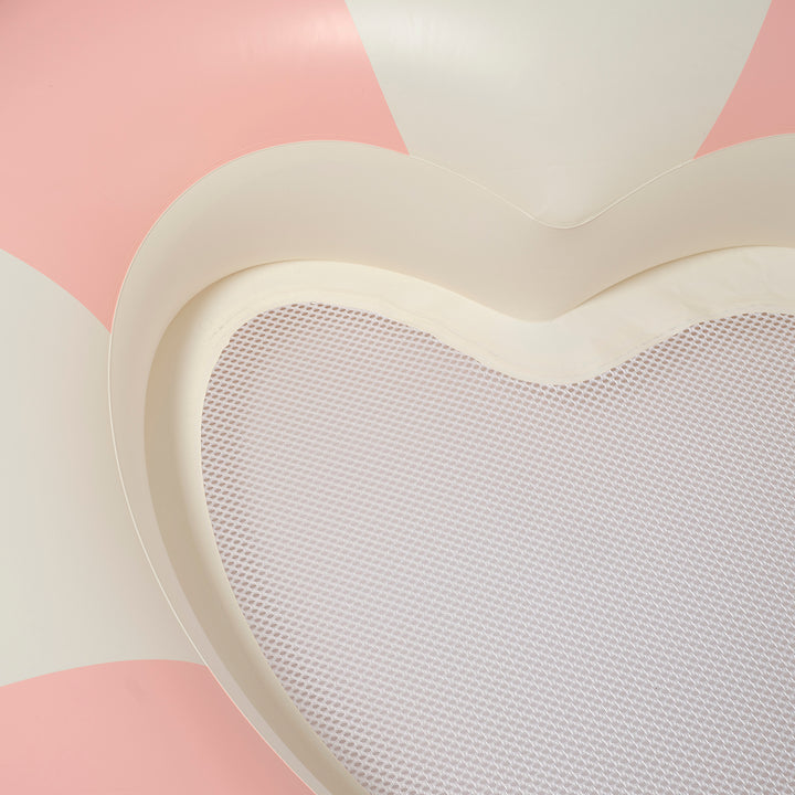Sunnylife – Luxe Tube Pool Ring – Stole My Heart Pink Stripe - Mabel & Fox