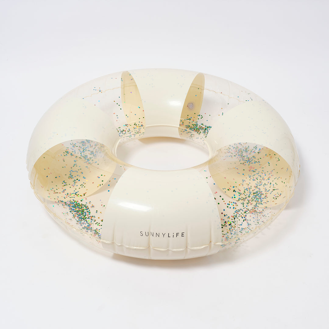 Sunnylife – Tube Pool Ring – Cotton Candy Stripe - Mabel & Fox