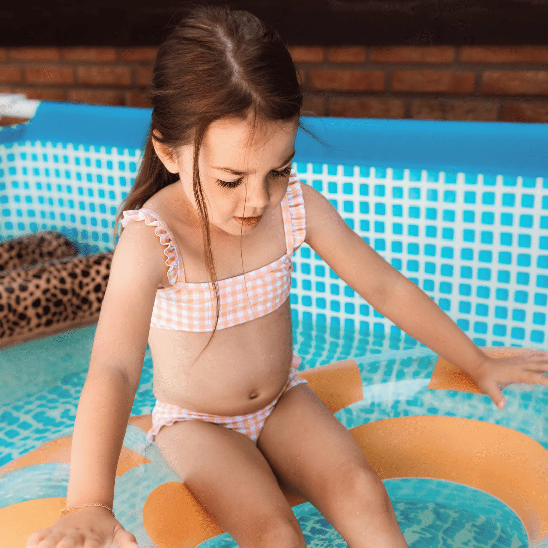 Swim Essentials - UV Bikini - Apricot Orange Print - Mabel & Fox