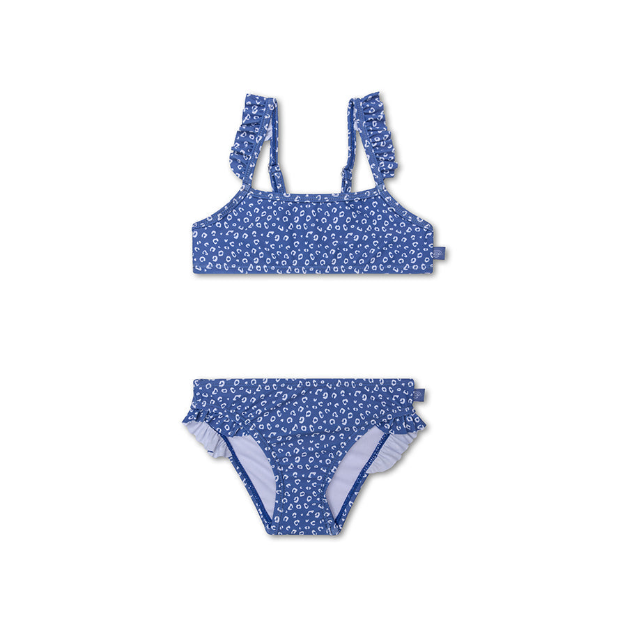 Swim Essentials - UV Bikini - Blue Leopard Print - Mabel & Fox