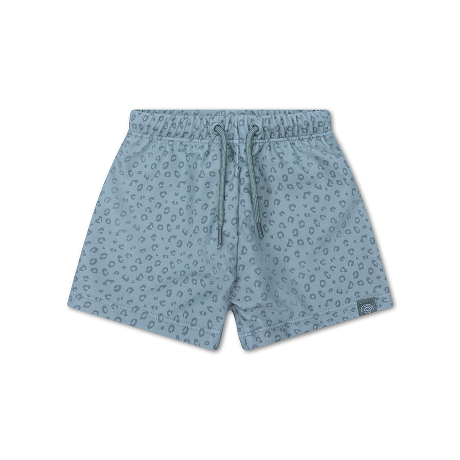 Swim Essentials - UV Swim Boxers - Green Leopard Print - Mabel & Fox