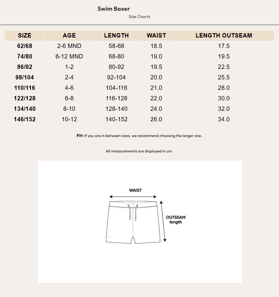 Swim Essentials - UV Swim Boxers - Light Blue Stripe - Mabel & Fox