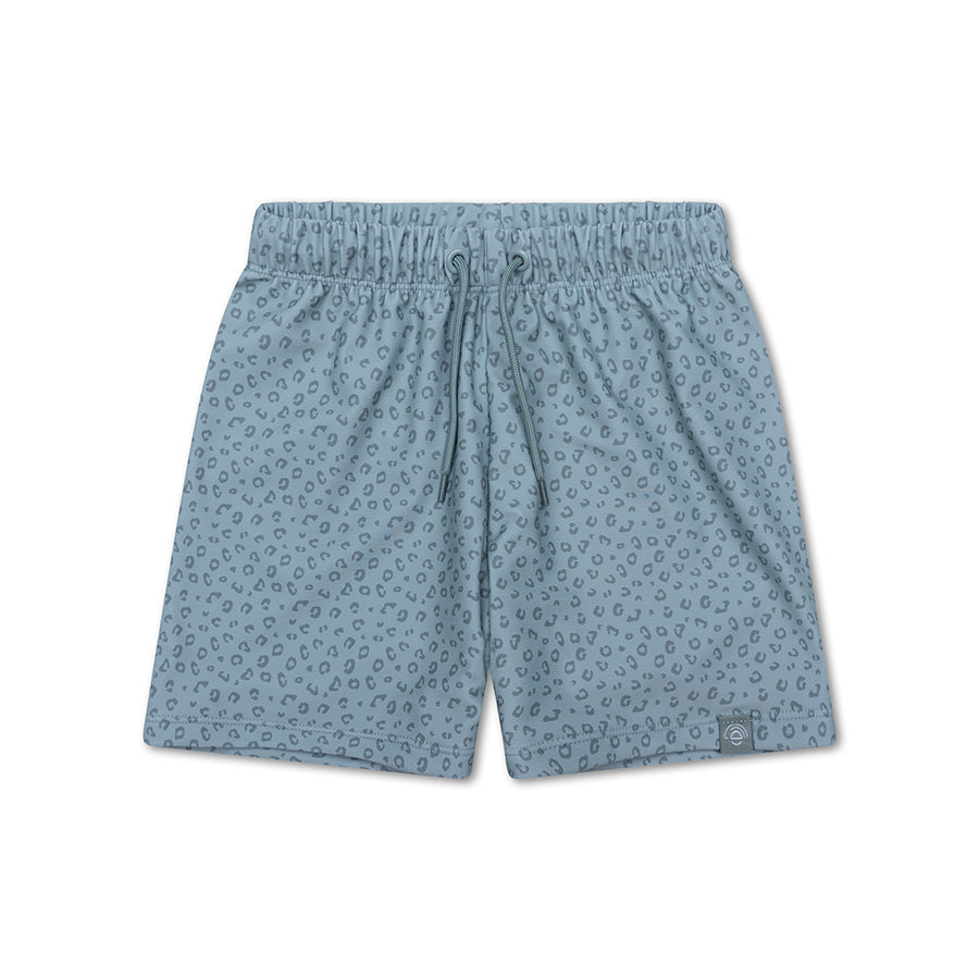Swim Essentials - UV Swim Shorts - Green Leopard Print - Mabel & Fox