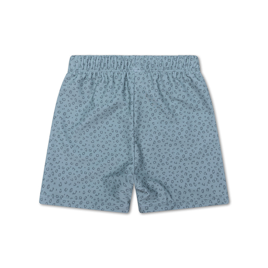 Swim Essentials - UV Swim Shorts - Green Leopard Print - Mabel & Fox