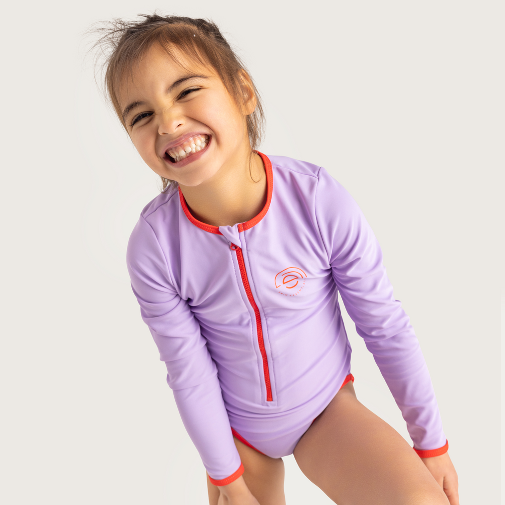 Swim Essentials - UV Swimsuit - Purple - Mabel & Fox