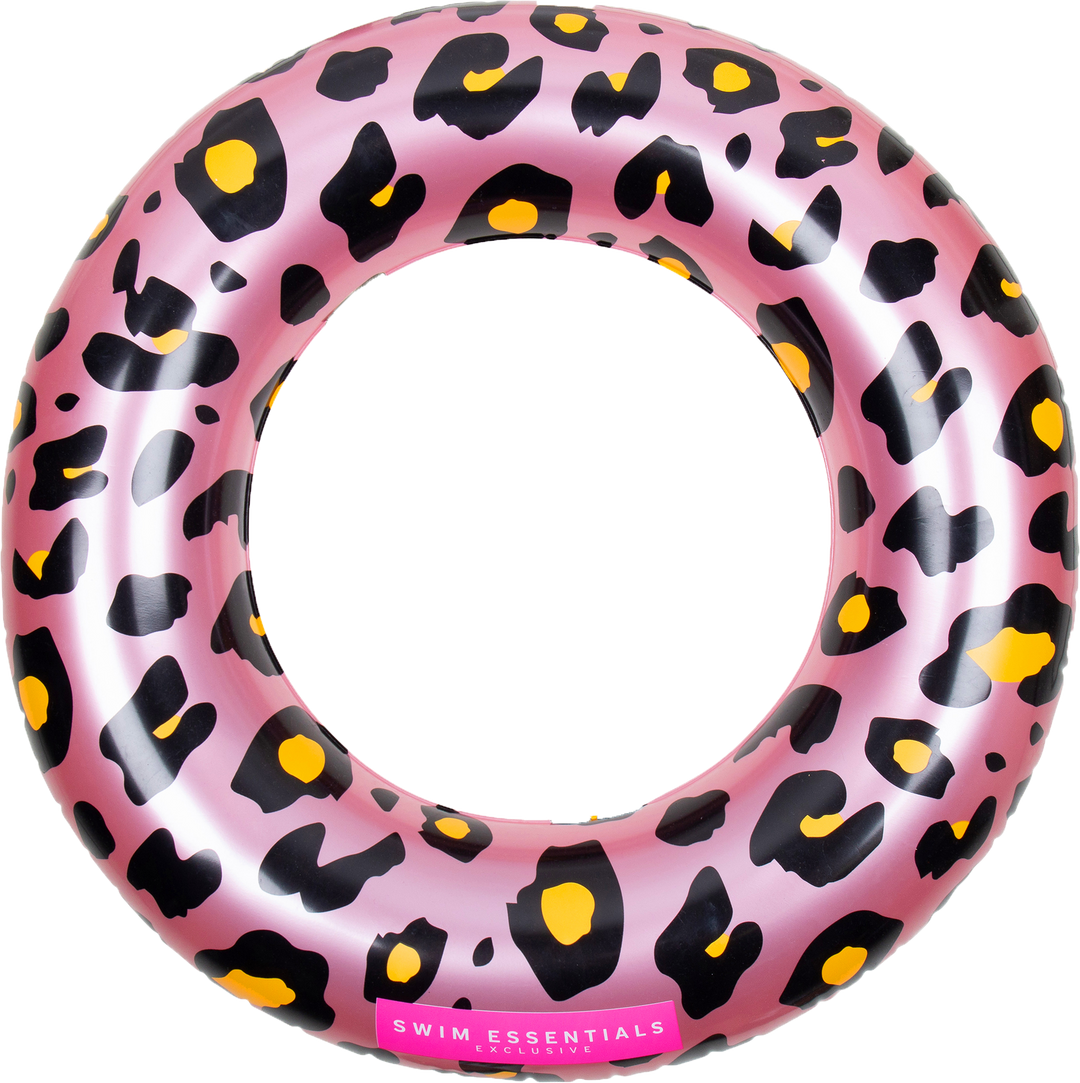 Swim Essentials - Swim Ring - Rose Gold Leopard - 90cm