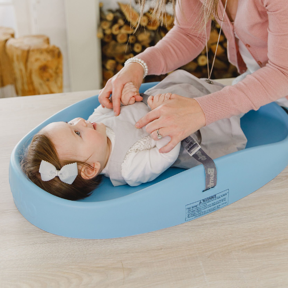 Bumbo Changing Pad Powder Blue Mabel & Fox