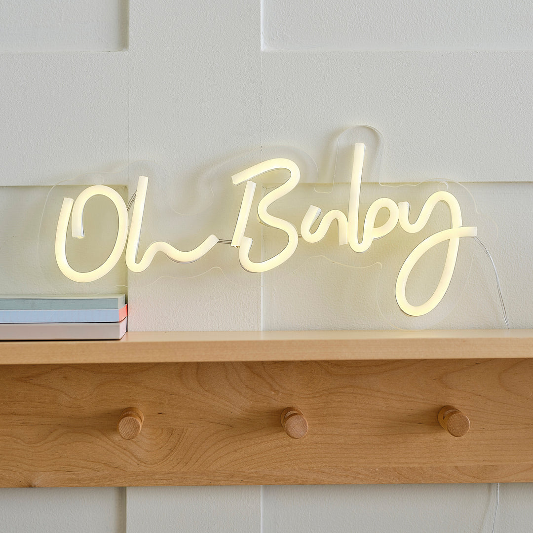 Ginger Ray - Oh Baby - Neon Sign