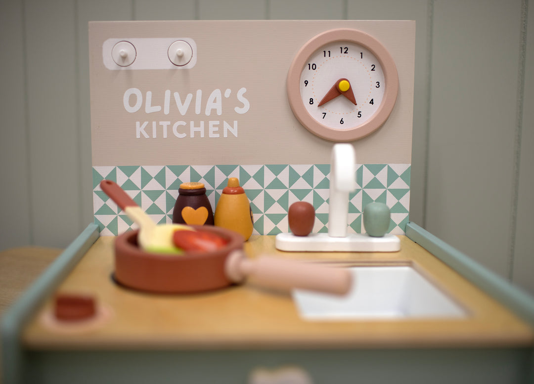 Tender Leaf Toys - Personalised Kitchenette - Mabel & Fox