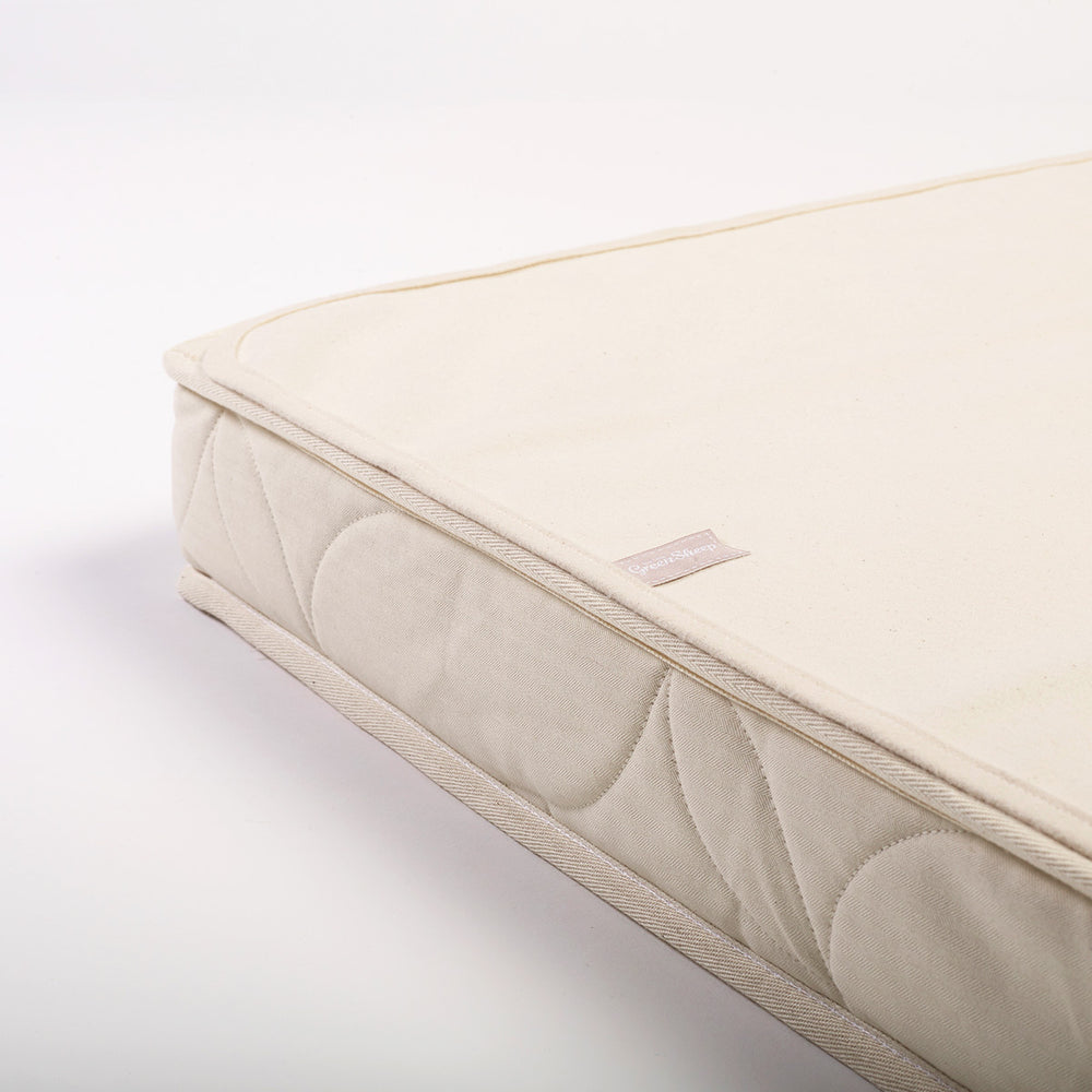 The Little Green Sheep - Cot Mattress Protector (60x120cm/70x140cm) - Mabel & Fox