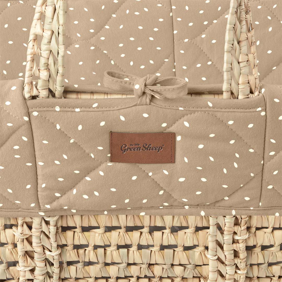 The Little Green Sheep - Moses Basket & Mattress Bundle - Mabel & Fox
