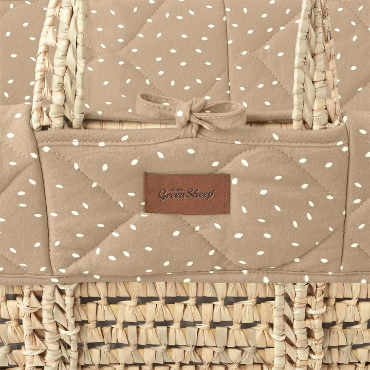 The Little Green Sheep - Moses Basket & Mattress Bundle - Mabel & Fox