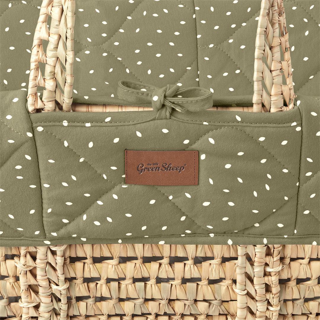 The Little Green Sheep - Moses Basket & Mattress Bundle - Mabel & Fox