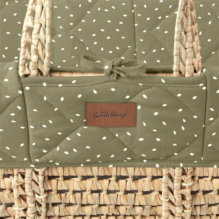 The Little Green Sheep - Moses Basket & Mattress Bundle - Mabel & Fox