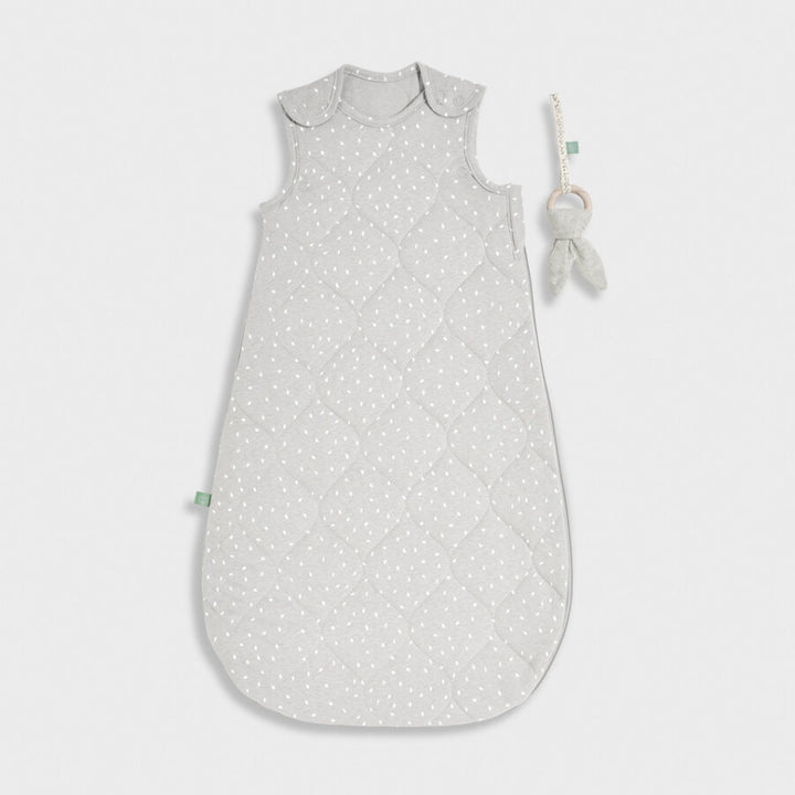 The Little Green Sheep - Sleeping Bag - Quilted Dove Rice (2.5 TOG) - Mabel & Fox