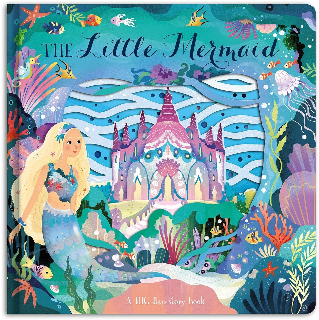 The Little Mermaid - Children’ Lift-The-Flap Book - Mabel & Fox