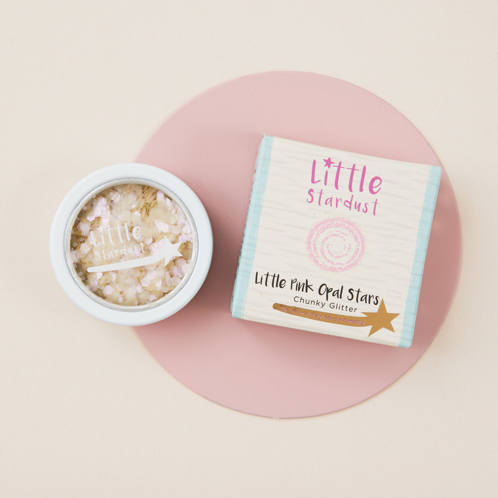 The Natural Play Makeup Company - Bioglitter - Little Pink Opal - Mabel & Fox