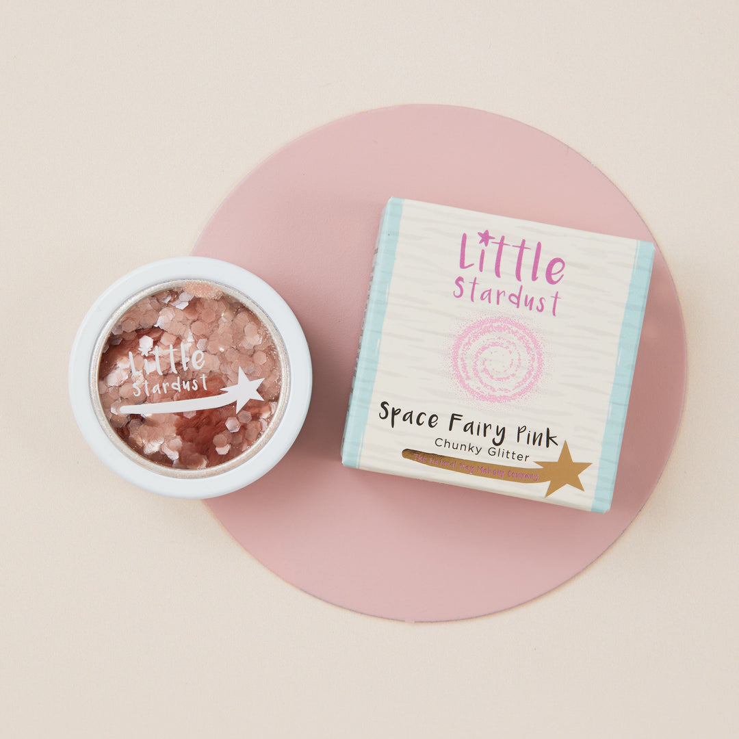 The Natural Play Makeup Company - Bioglitter - Space Fairy Pink - Mabel & Fox