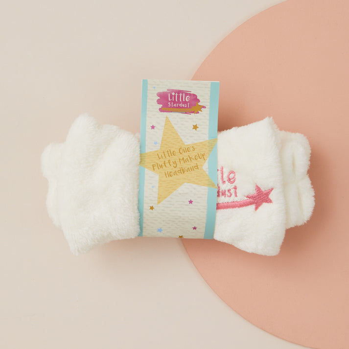 The Natural Play Makeup Company - Little One's Fluffy Makeup Headband - Cream and Pink - Mabel & Fox