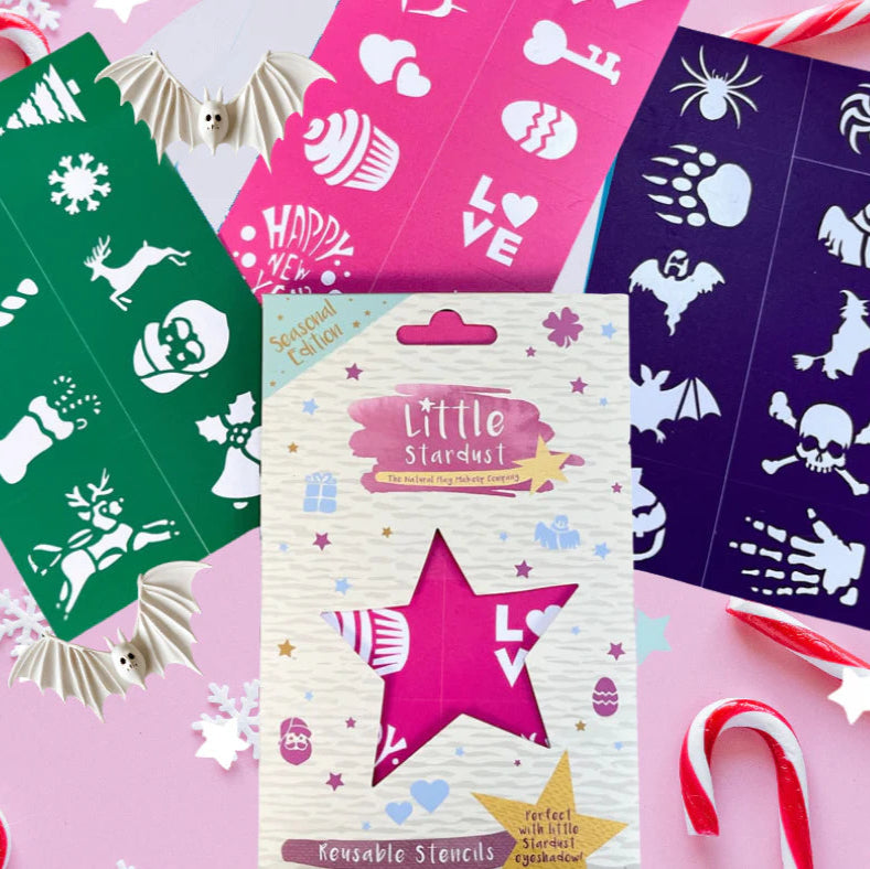 The Natural Play Makeup Company - Seasonal Face & Body Stencils - Mabel & Fox