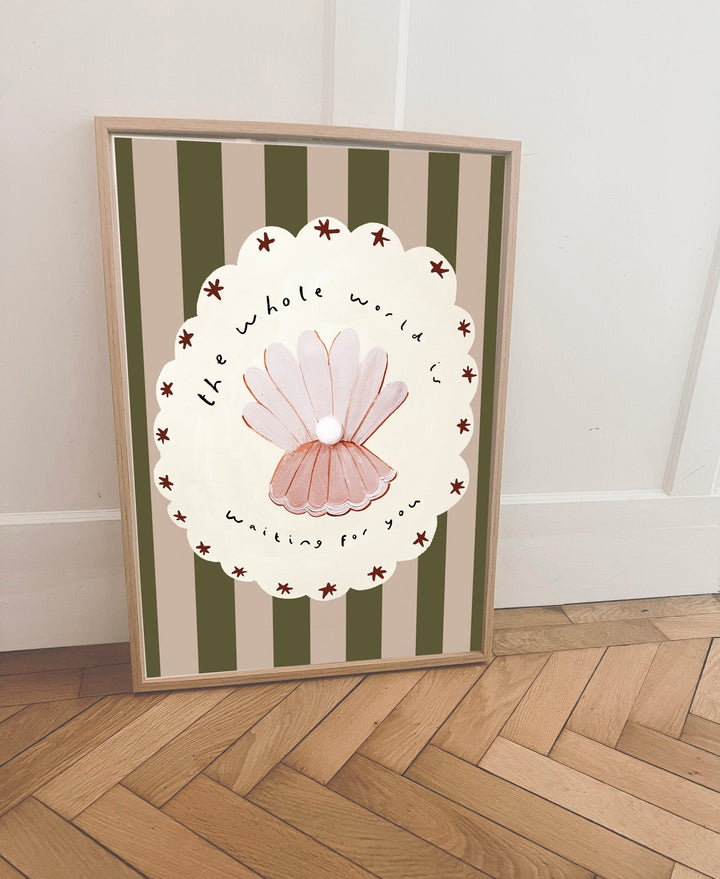 Yaya Studio - Art Print -The Whole World Is Waiting For You