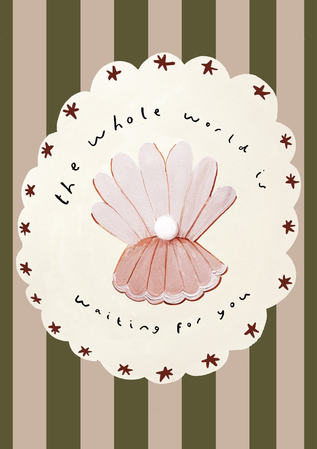 Yaya Studio - Art Print -The Whole World Is Waiting For You