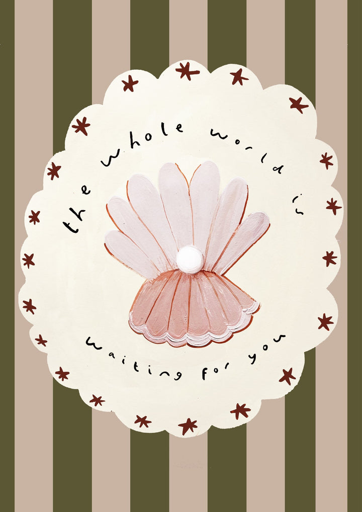 Yaya Studio - Art Print -The Whole World Is Waiting For You