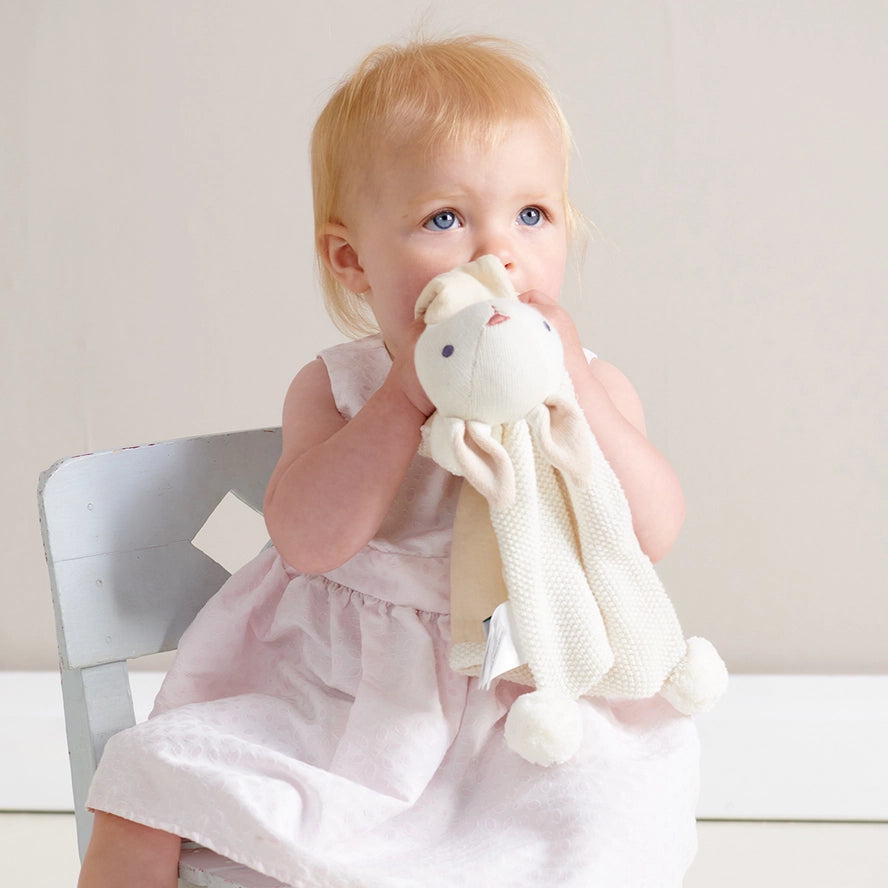 ThreadBear Designs - Bunny Comforter - Cream - Mabel & Fox