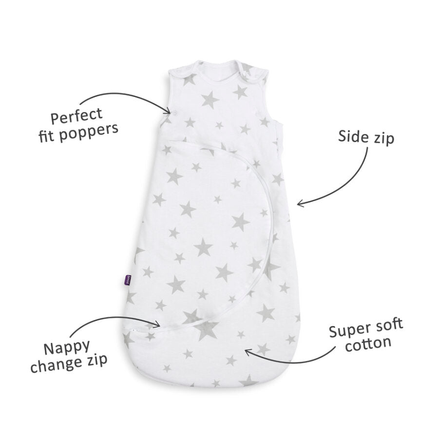 Snuz - SnuzPouch Sleeping Bag - Grey Star