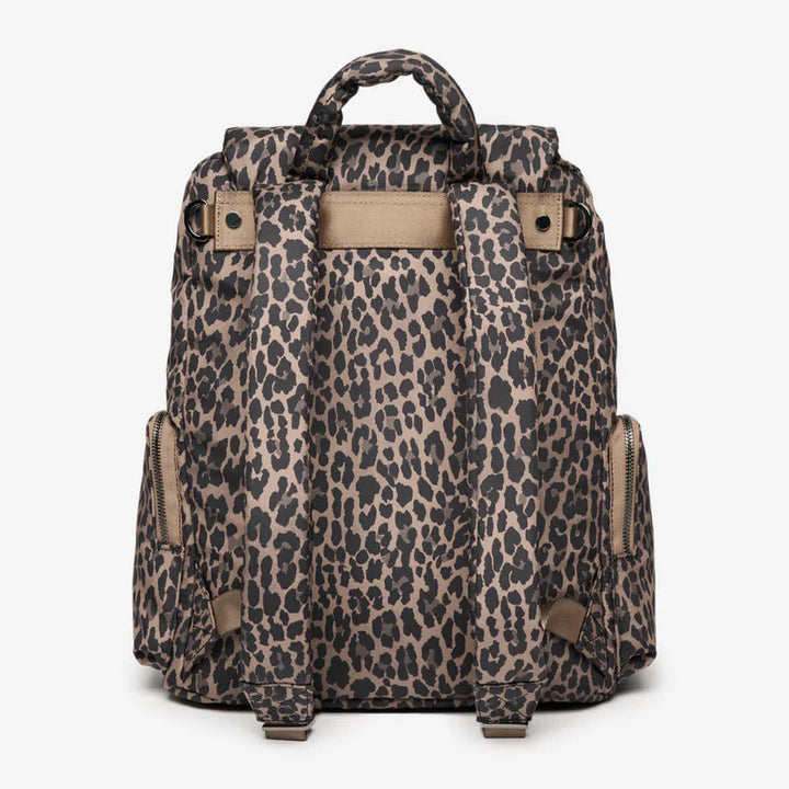 Tiba + Marl - Alto Changing Backpack - Brown Tonal Leopard - Mabel & Fox