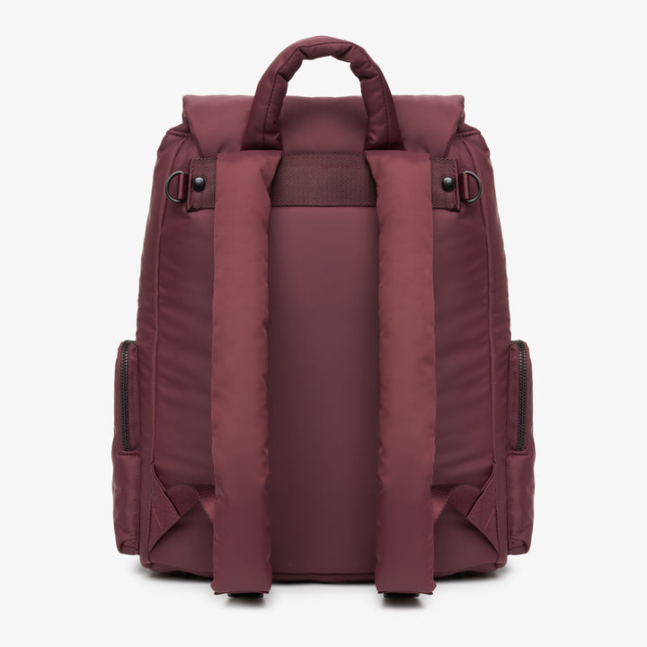 Tiba + Marl - Alto Changing Backpack - Burgundy - Mabel & Fox