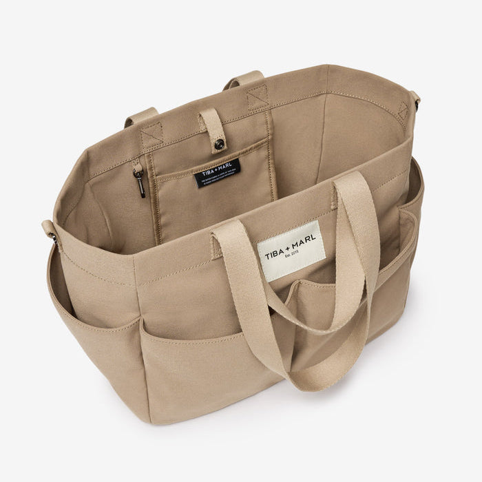 Tiba + Marl - Canvas Pocket Tote - Desert - Mabel & Fox