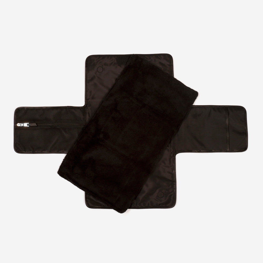 Tiba + Marl - Eco Etta Changing Clutch - Black - Mabel & Fox