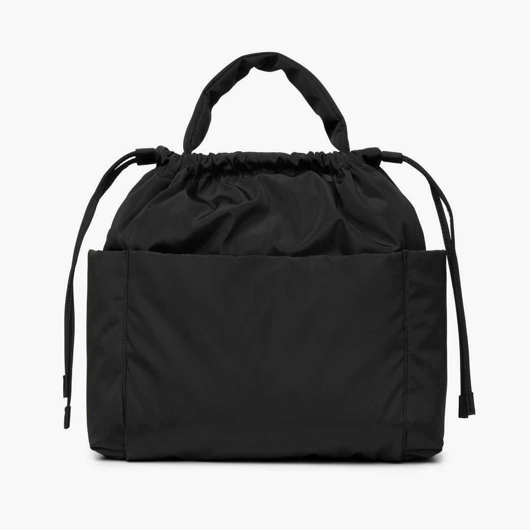 Tiba + Marl - Luna Drawstring Tote - Black - Mabel & Fox