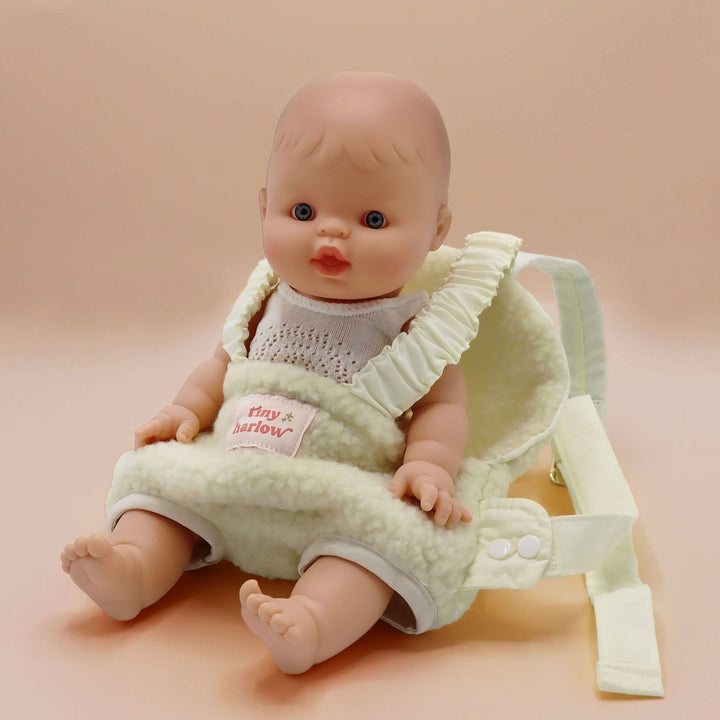 Tiny Harlow -  Baby Carrier - Sherpa - Mabel & Fox