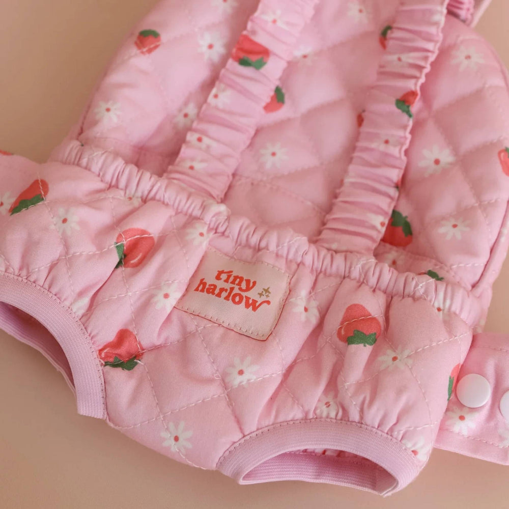 Tiny Harlow -  Baby Carrier - Strawberry Picnic - Mabel & Fox