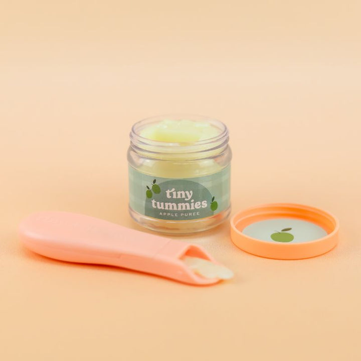 Tiny Harlow - Tiny Tummies - Jar & Spoon Set - Apple Puree - Mabel & Fox