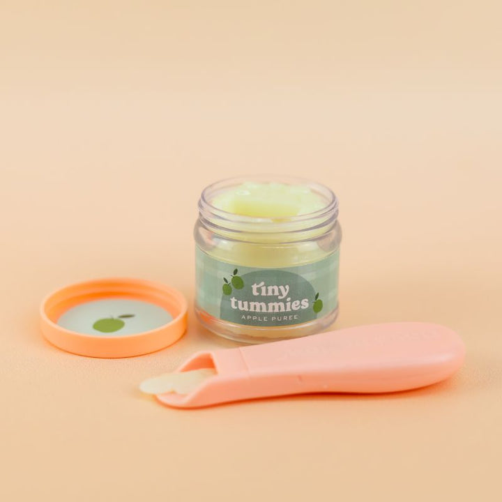 Tiny Harlow - Tiny Tummies - Jar & Spoon Set - Apple Puree - Mabel & Fox