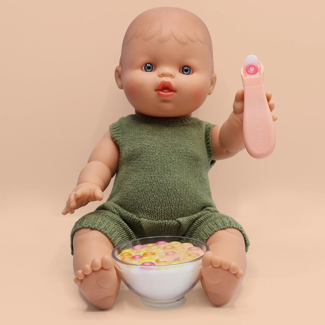 Tiny Harlow – Tiny Tummies – Tiny Loops Cereal Bowl - Mabel & Fox