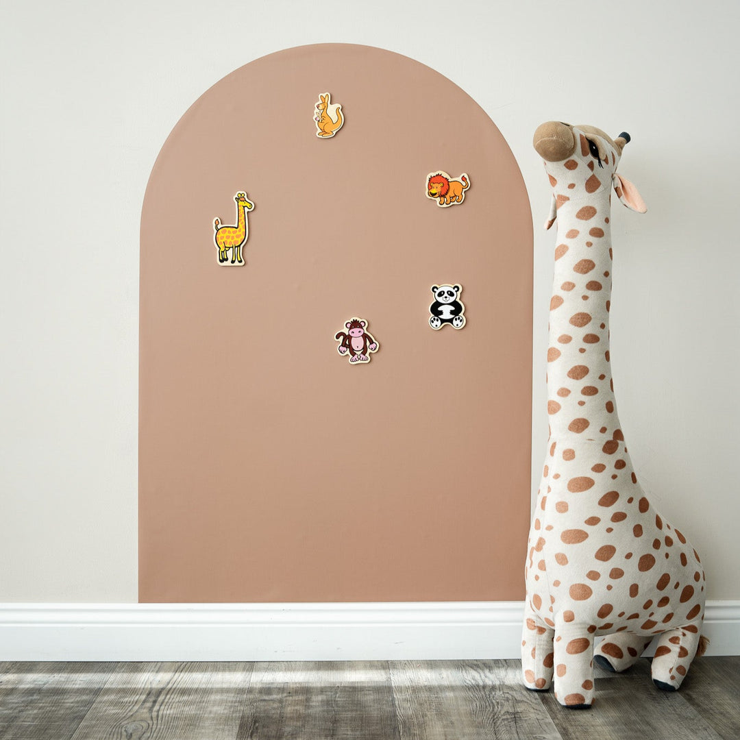 Tix & Mix - Magnetic Wall Decal - Brown Sugar - Mabel & Fox