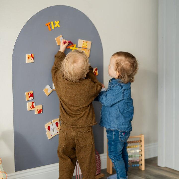 Tix & Mix - Magnetic Wall Decal - Grey Elephant - Mabel & Fox