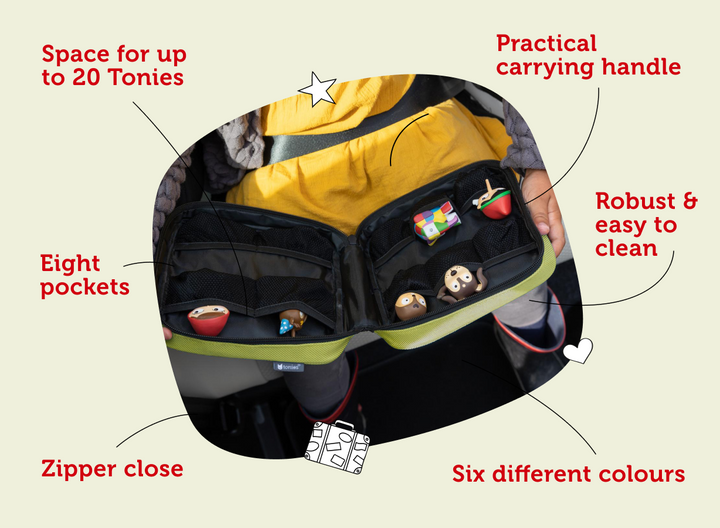 Tonies - Carrier Case - Green - Mabel & Fox
