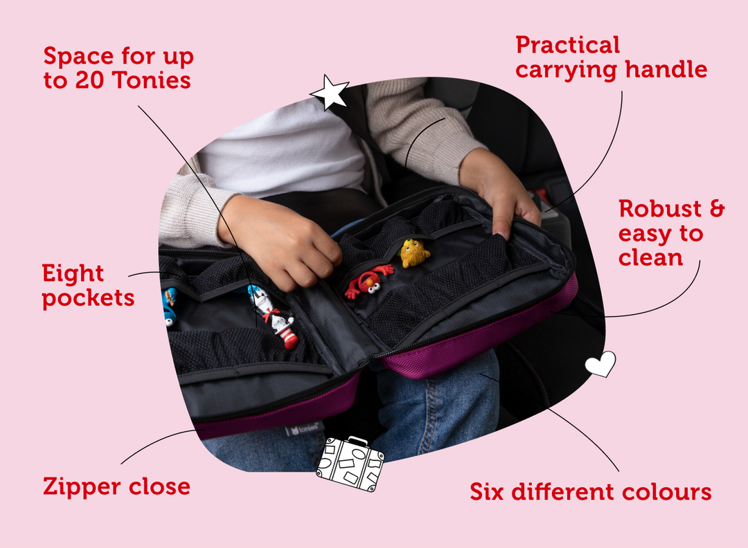 Tonies - Carrier Case - Purple - Mabel & Fox