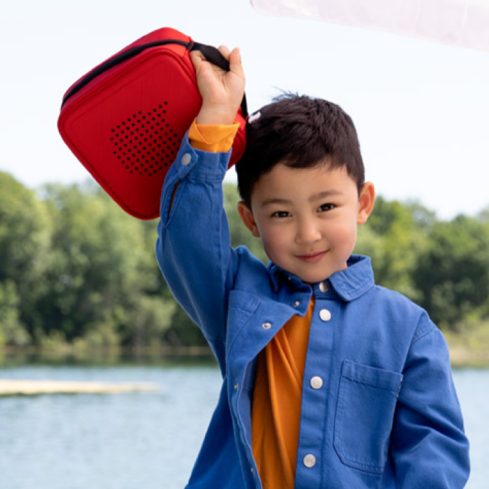 Tonies - Carrier Case - Red - Mabel & Fox