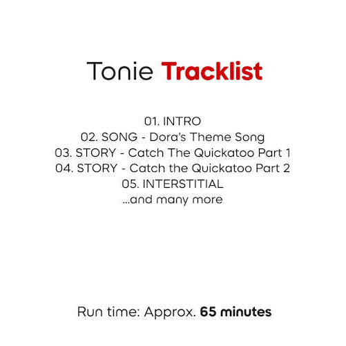 Tonies – Dora - Mabel & Fox