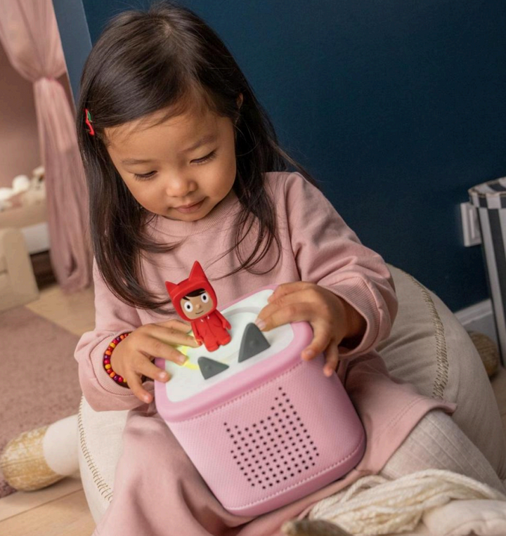 Tonies - Toniebox 2 - Cloud Pink Starter Set with Creative Rubie - Mabel & Fox