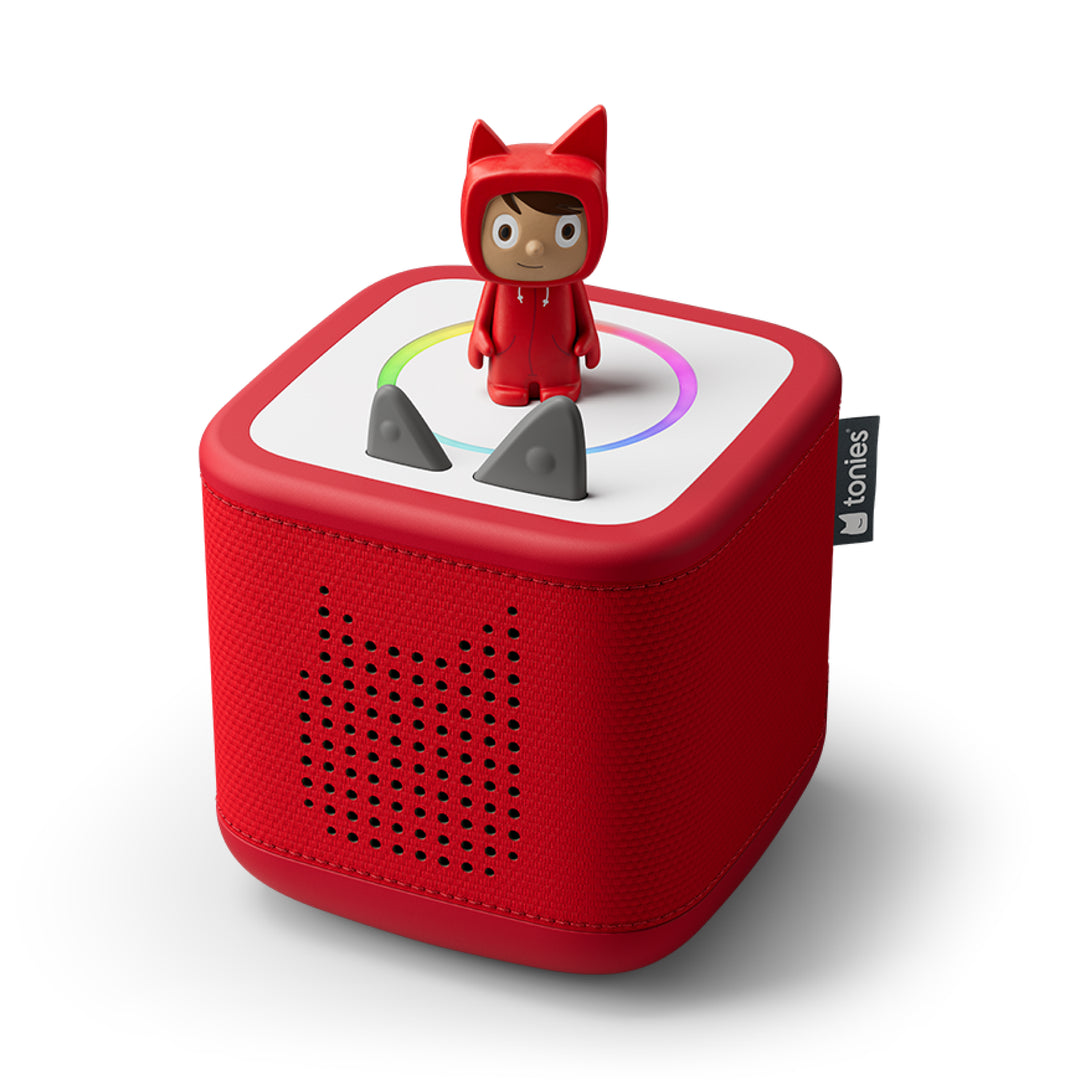 Tonies - Toniebox 2 - Sunset Red Starter Set with Creative Rubie - Mabel & Fox