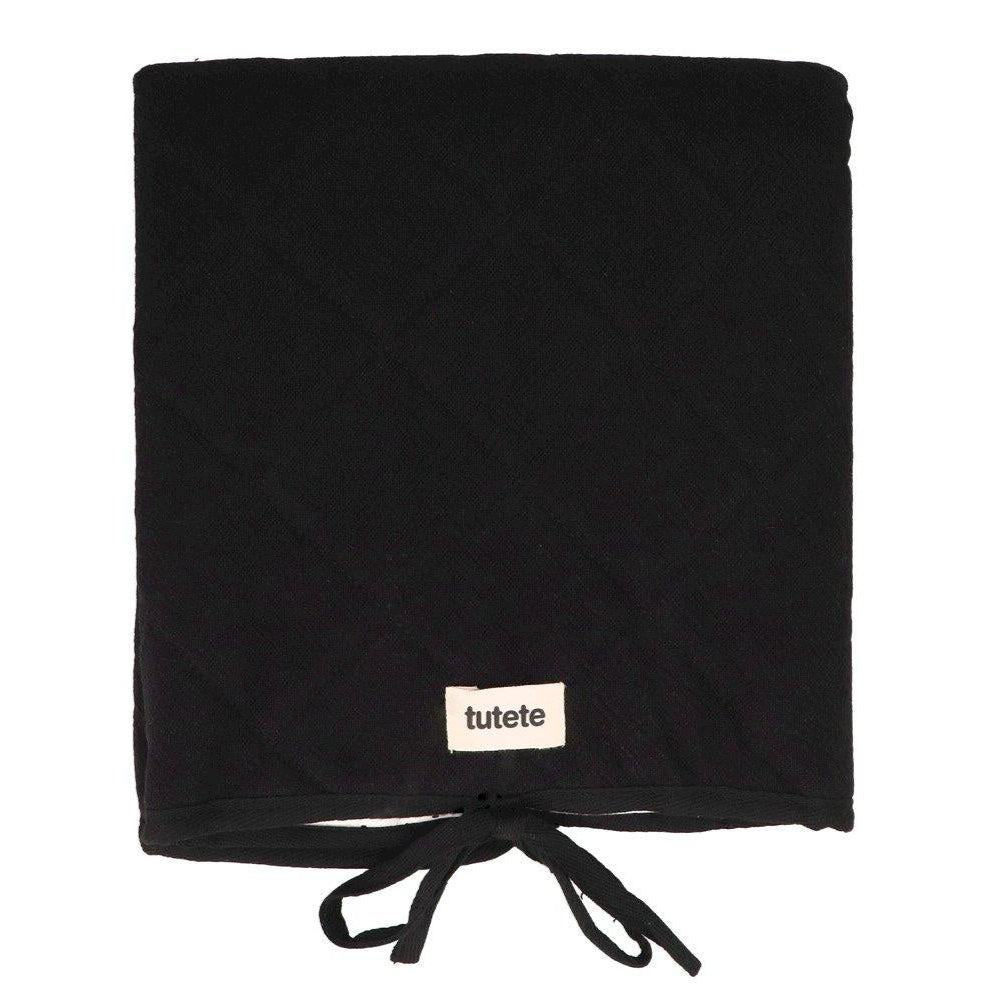 Tutete - Cotton Baby Changer - Black - Mabel & Fox
